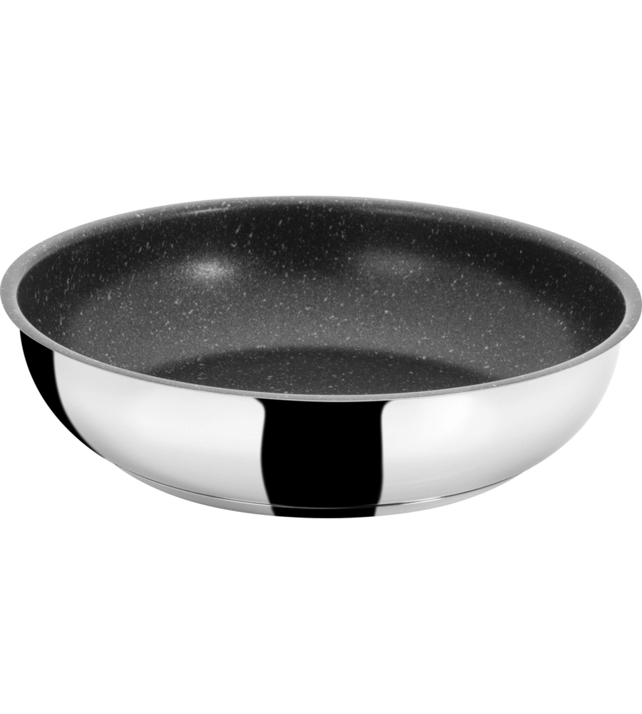 SET 2 PADELLE DA CAMPEGGIO BRUNNER "ACADEMY DOUBLE PAN Ø 22/20" CON COPERCHIO E MANICO STACCABILE
