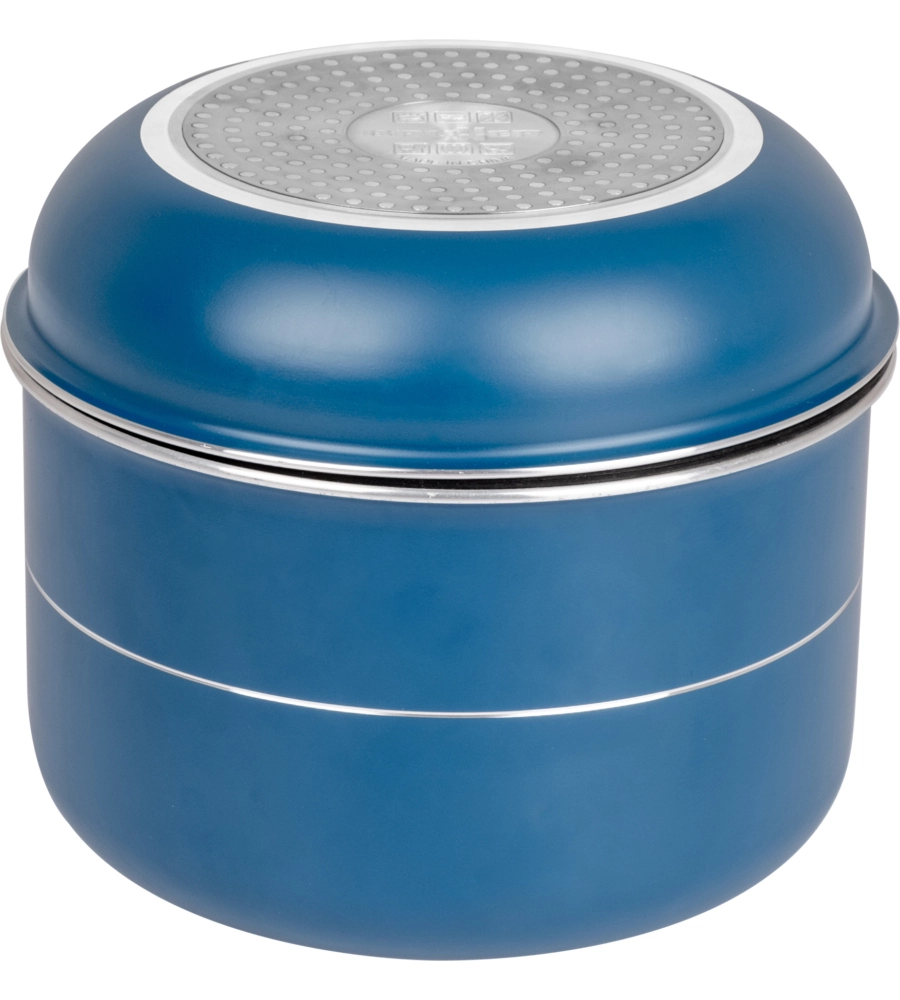 SET PENTOLE DA CAMPEGGIO BRUNNER "CAREZZA SPACEMASTER Ø 22" IN ALLUMINIO