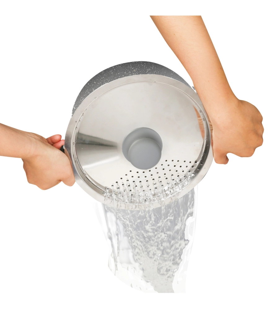 SET PENTOLE DA CAMPEGGIO "GOURMET ROCK NG 8+1 Ø 20CM" IN ALLUMINIO ANTIADERENTE