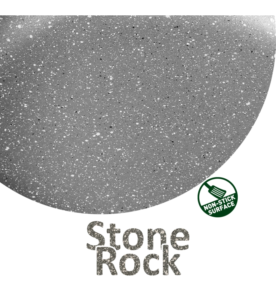 SET PENTOLE DA CAMPEGGIO "GOURMET ROCK NG 9+1 Ø 22 CM" IN ALLUMINIO ANTIADERENTE