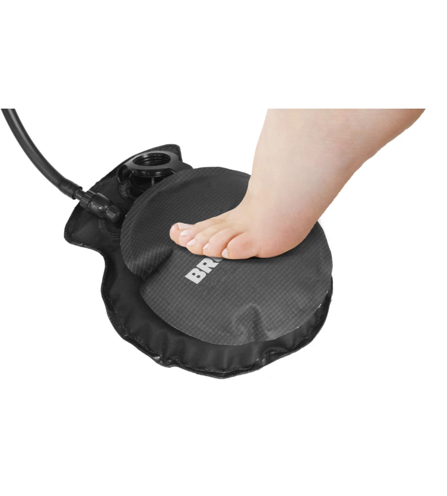 DOCCIA PORTATILE DA CAMPEGGIO CON PEDALE BRUNNER "SPLASH" 15 L