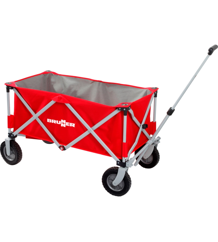 CARRELLO PIEGHEVOLE DA CAMPEGGIO CON RUOTE PER SABBIA E GHIAIA BRUNNER "CARGO" 111X55X65 CM