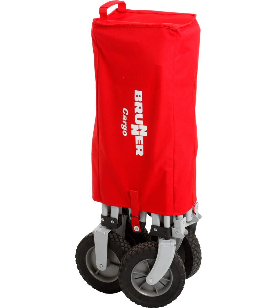 CARRELLO PIEGHEVOLE DA CAMPEGGIO CON RUOTE PER SABBIA E GHIAIA BRUNNER "CARGO" 111X55X65 CM