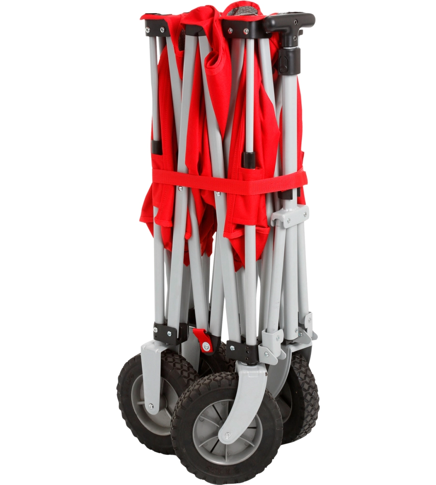 CARRELLO PIEGHEVOLE DA CAMPEGGIO CON RUOTE PER SABBIA E GHIAIA BRUNNER "CARGO" 111X55X65 CM