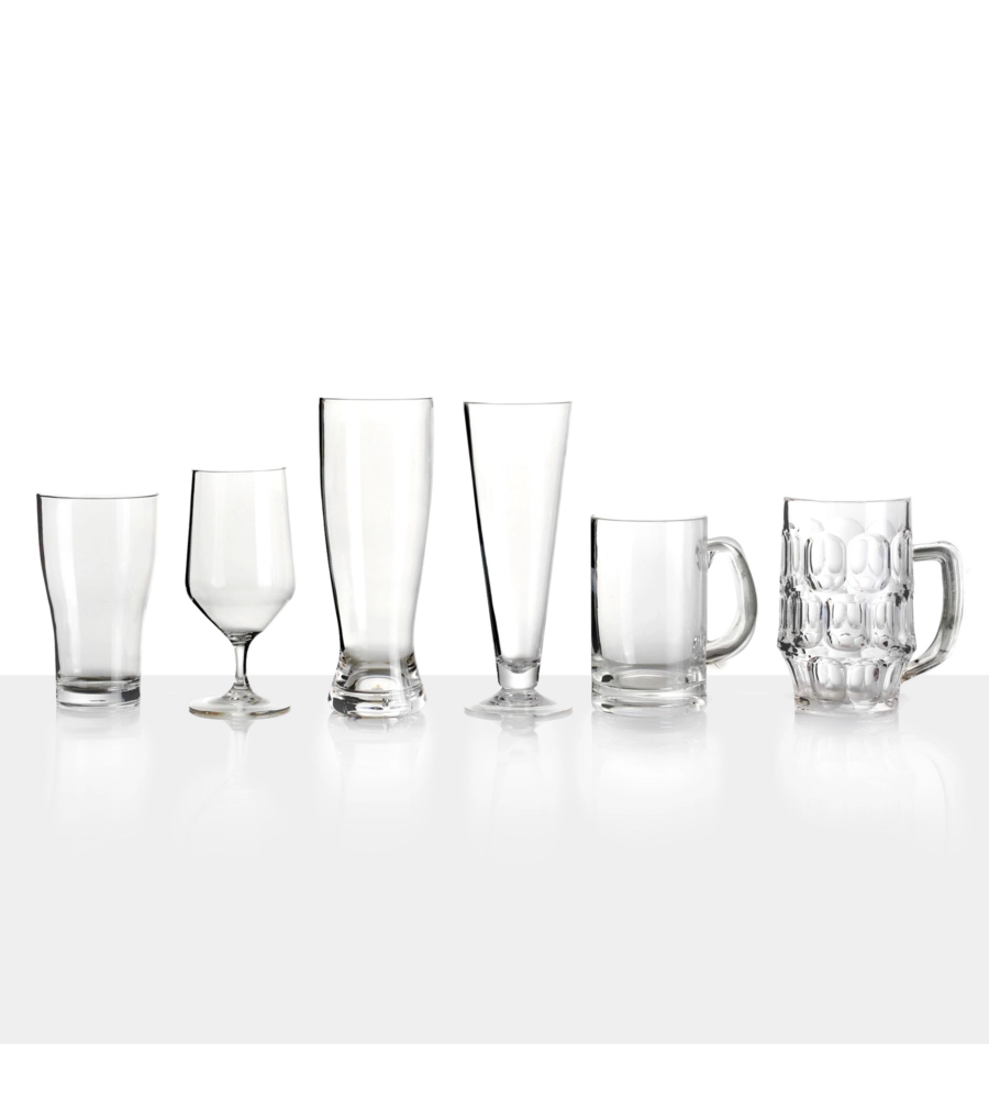 SET 2 BICCHIERI PER BIRRA BRUNNER "BEERGLASS TULIP" IN TRITAN 46 CL