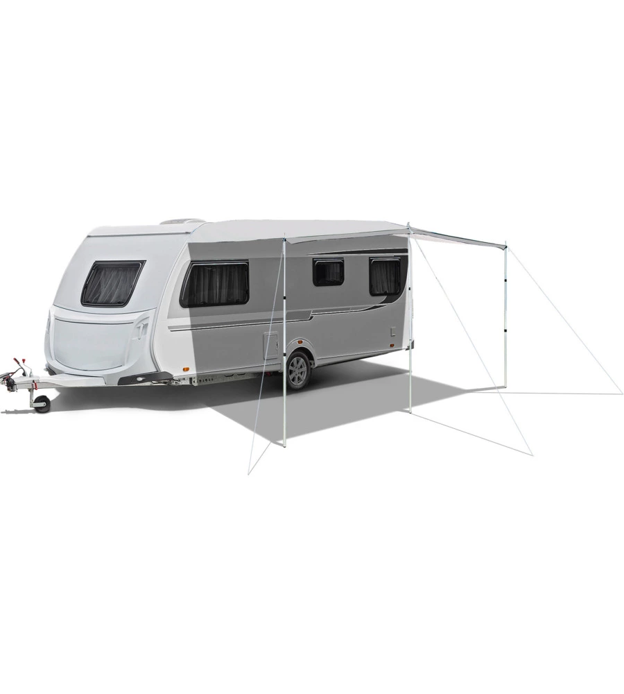 TELO OMBREGGIANTE PER CARAVAN BRUNNER "CARASHADE" IN ACCIAIO E POLIESTERE 260X250 CM