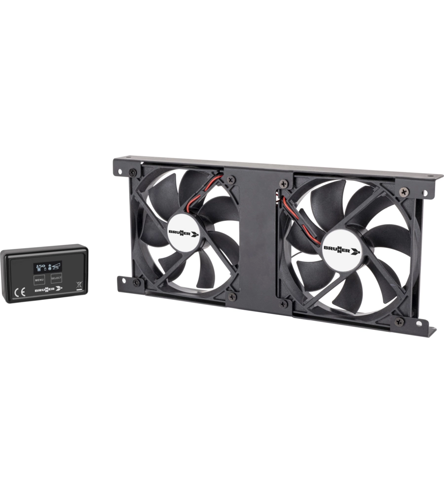 VENTILATORE FRIGO BRUNNER "VENTO SWIFT 120 " CON DISPLAY TOUCHSCREEN 24,8X12X3 CM