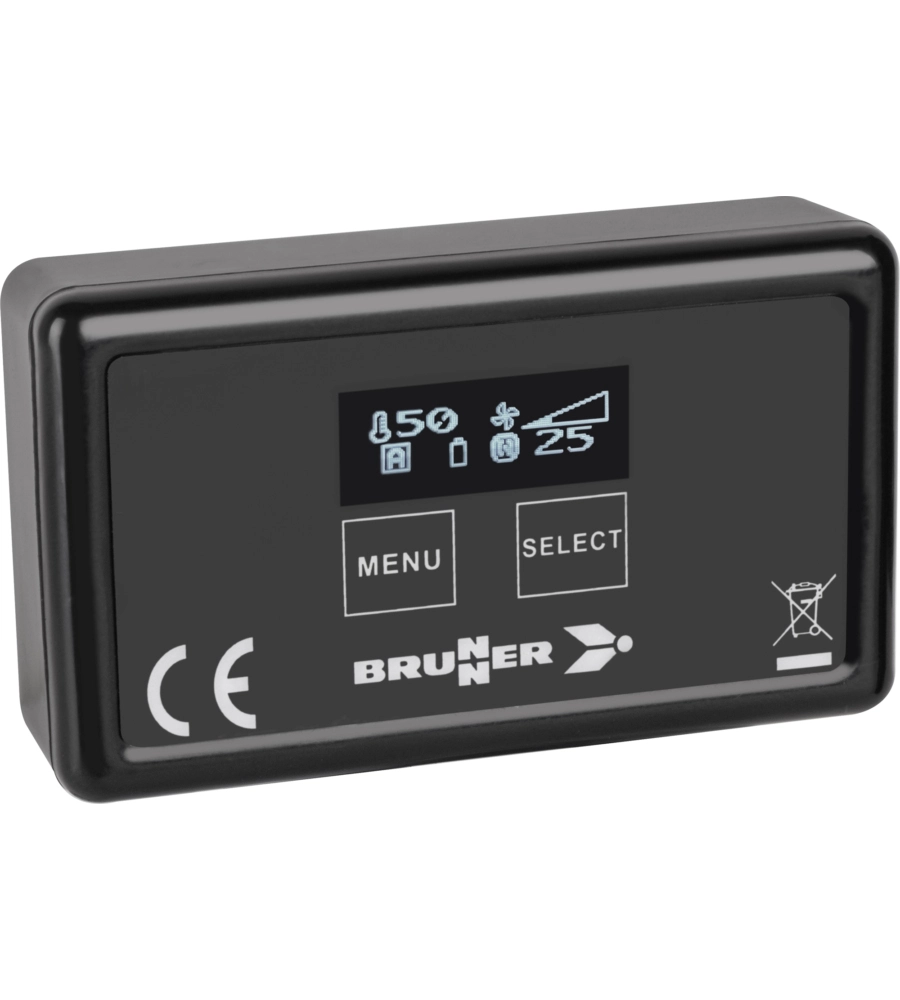 VENTILATORE FRIGO BRUNNER "VENTO SWIFT 120 " CON DISPLAY TOUCHSCREEN 24,8X12X3 CM