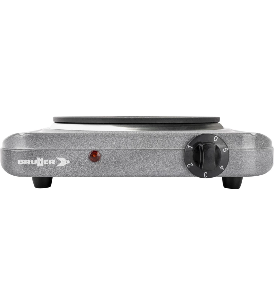FORNELLO DA CAMPEGGIO ELETTRICO BRUNNER "HOT POINT" IN METALLO 1 FUOCO 29,5X27X7 CM