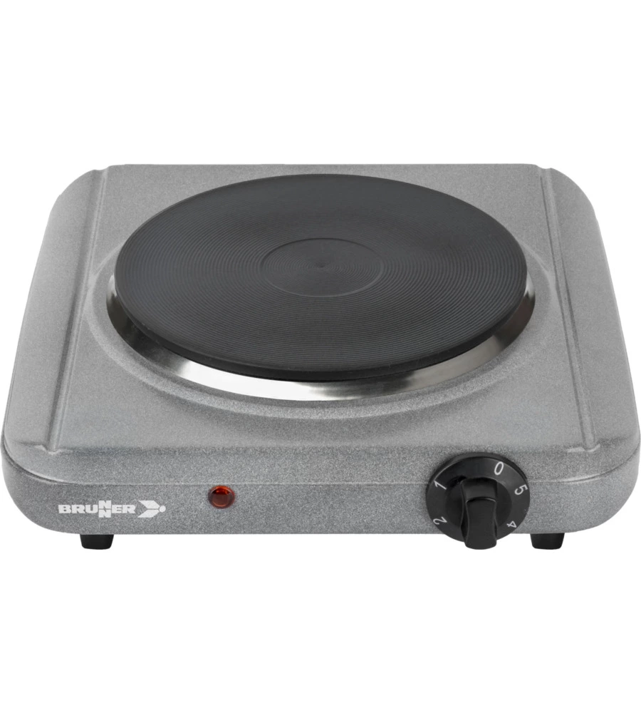 FORNELLO DA CAMPEGGIO ELETTRICO BRUNNER "HOT POINT" IN METALLO 1 FUOCO 29,5X27X7 CM