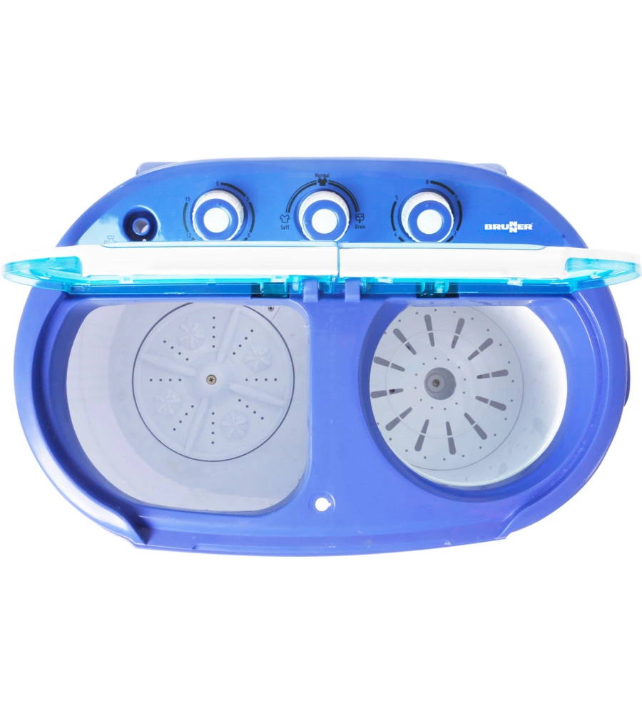 LAVATRICE PORTATILE DA CAMPEGGIO BRUNNER "DAYTONA DUO" 3,5 KG
