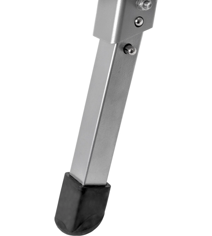 GRADINO D'INGRESSO PER VEICOLI BRUNNER "GO STEP NG" IN ALLUMINIO CON GAMBE PIEGHEVOLI, COLORE GRIGIO