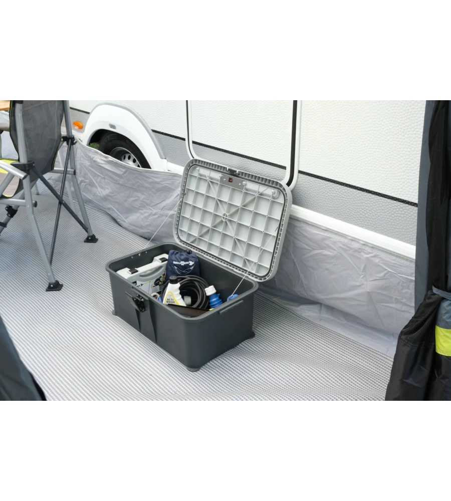 GRADINO BOX CONTENITORE BRUNNER "BOXSTEP NG" IMPERMEABILE, 58X38X24,5 CM