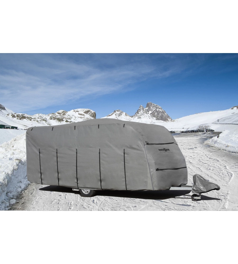 COPERTURA PROTETTIVA PER CARAVAN BRUNNER "COVER 6M" IN TNT A 4 STRATI, 500-550 CM