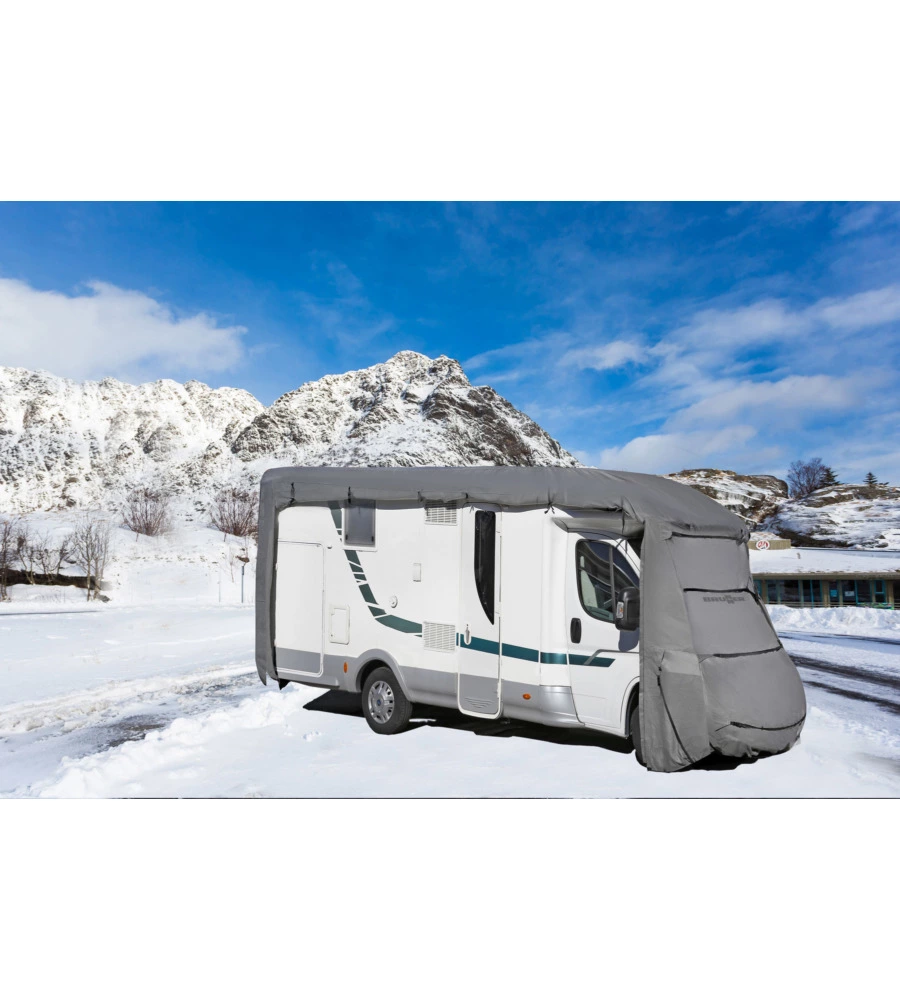 COPERTURA PROTETTIVA PER CAMPER BRUNNER "COVER SI 6 M" IN TNT A 4 STRATI, 600-650 CM.