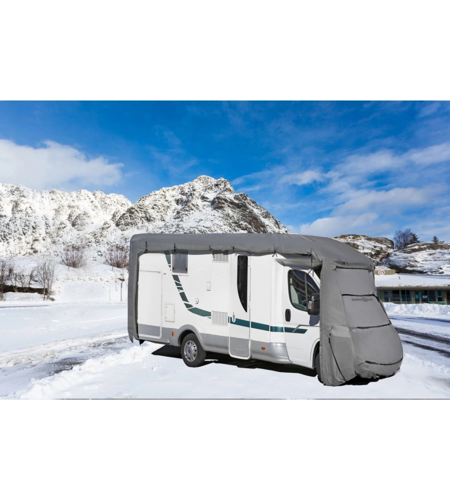 COPERTURA PROTETTIVA PER CAMPER BRUNNER "COVER SI 6 M" IN TNT A 4 STRATI, 750-800 CM.