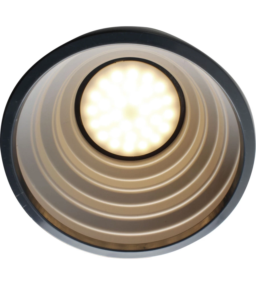 LAMPADA A SOSPENSIONE LED FOLD-AWAY DA CAMPEGGIO BRUNNER "SYRMA LED" GRIGIO 520 LUMEN