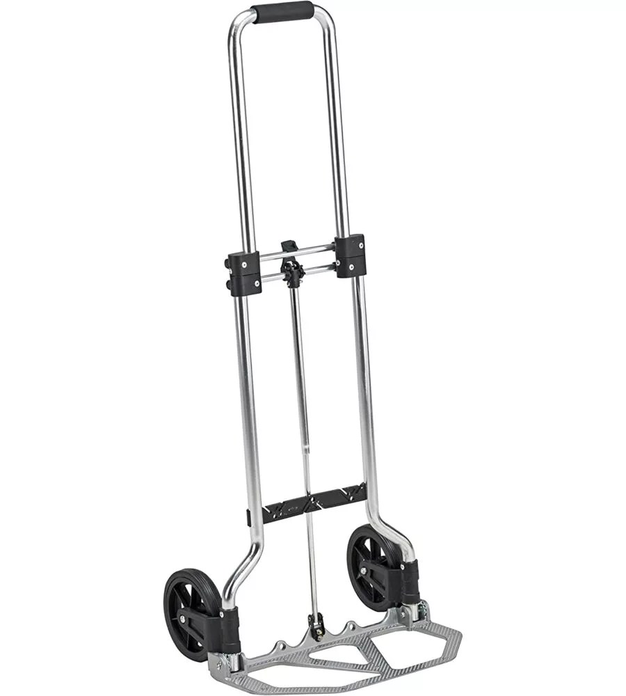 CARRELLO PIEGHEVOLE ESSENZA IN ALLUMINIO CON PORTATA MASSIMA DI 45 KG 39X37X96 CM