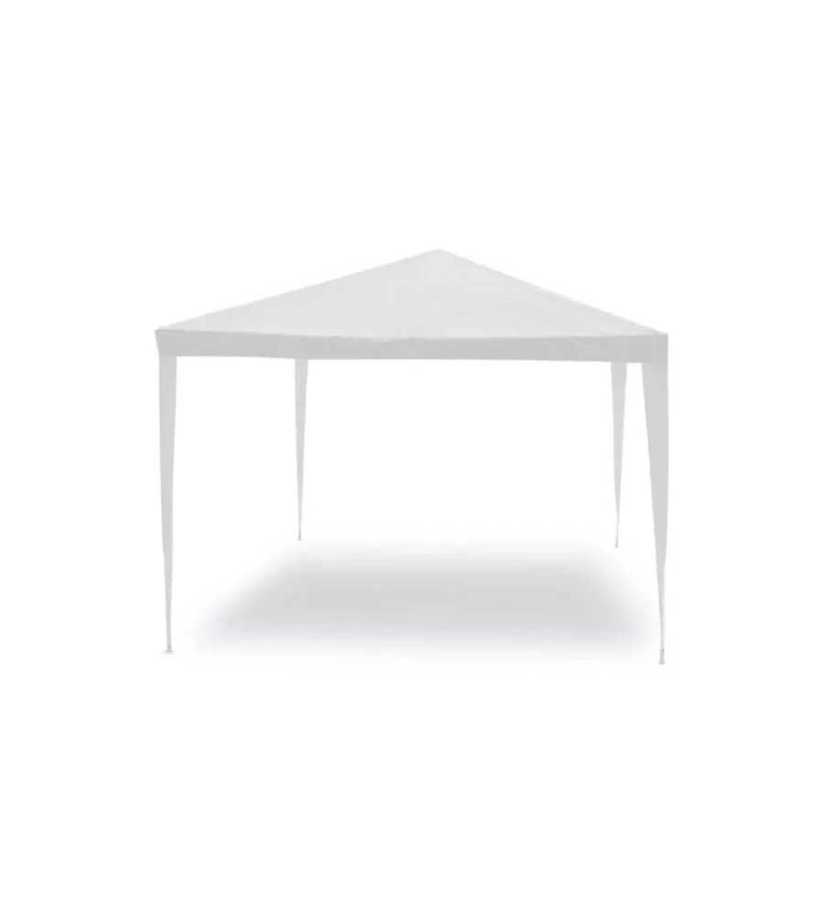GAZEBO DA ESTERNO ESSENZA "FACILE" IN ACCIAIO BIANCO 3X2 M