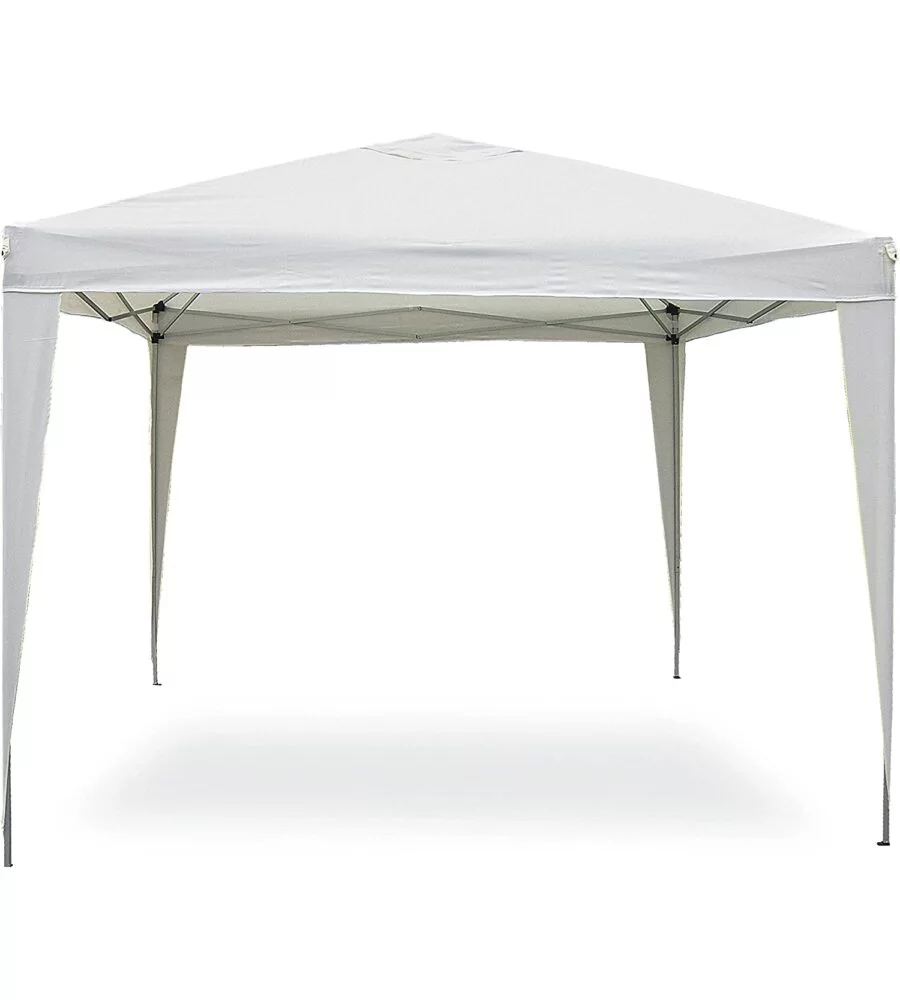 GAZEBO DA ESTERNO ESSENZA "POP UP" PIEGHEVOLE COLORE BIANCO 3X3 METRI