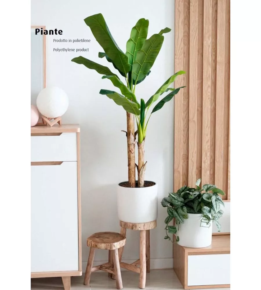 PIANTA DI BANANO IN POLIETILENE, 170 CM