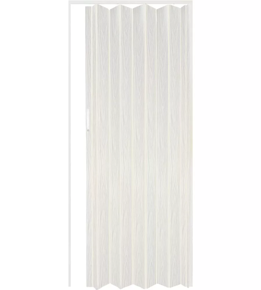 PORTA A SOFFIETTO DA INTERNO ESSENZA COLORE BIANCO VENATO 82X214 CM