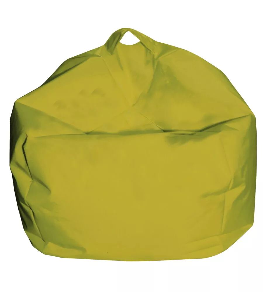 POUF ARMONIA "COMODONE" IN NYLON GIALLO 65X65X62 CM
