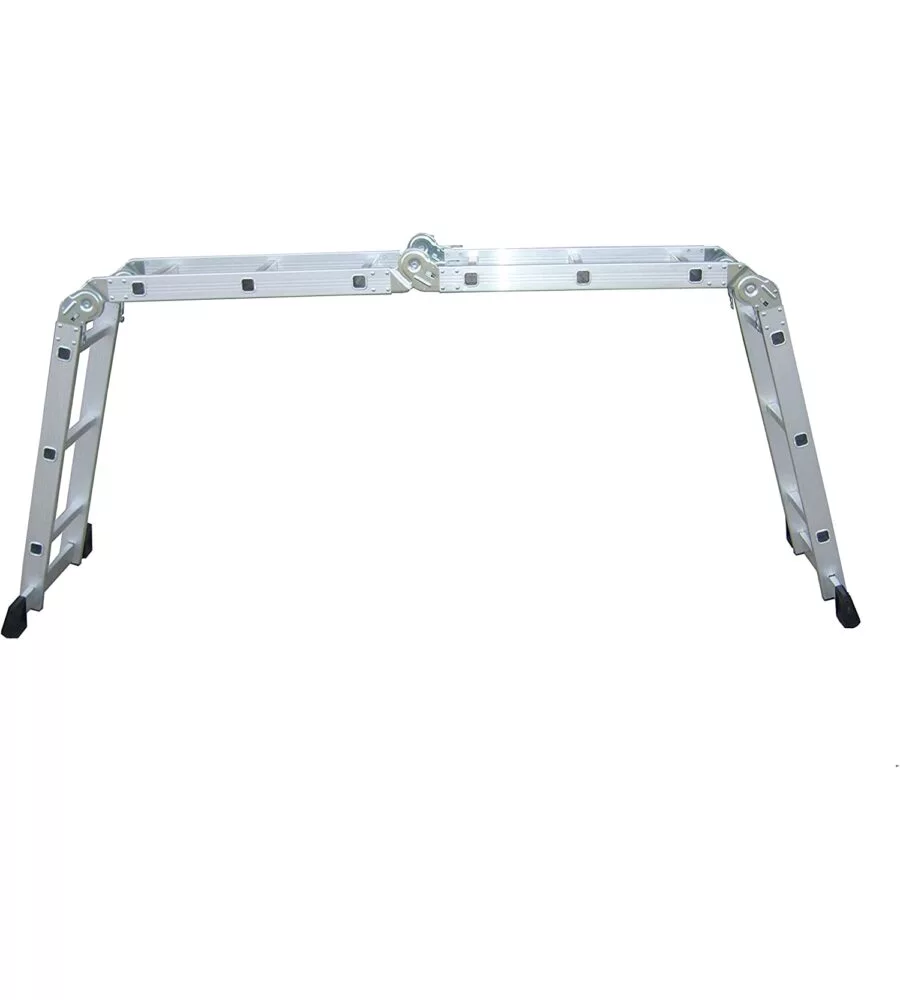 SCALA MULTIFUNZIONE ESSENZA "EVEREST 4X3" IN ALLUMINIO CON PORTATA MASSIMA 150 KG 27X35X92 CM
