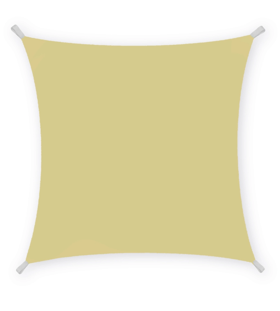 TENDA VELA DA ESTERNO QUADRATA OMBREGGIANTE ESSENZA IN POLIESTERE COLORE BEIGE 3X3 METRI