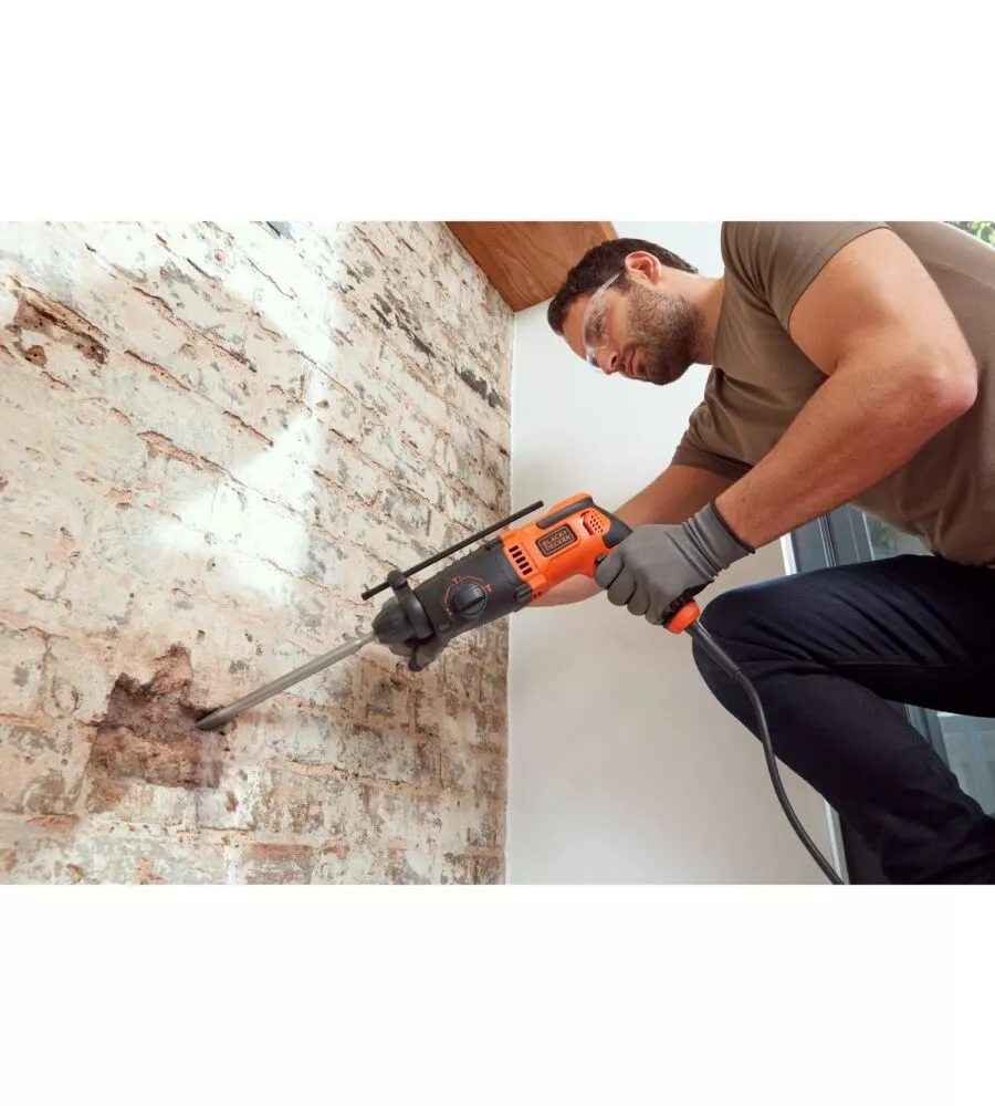 MARTELLO TASSELLATORE ELETTRICO BLACK+DECKER "BEHS01-QS" 1,4 J 650 W