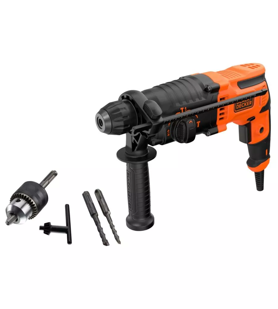MARTELLO TASSELLATORE ELETTRICO BLACK+DECKER "BEHS01-QS" 1,4 J 650 W