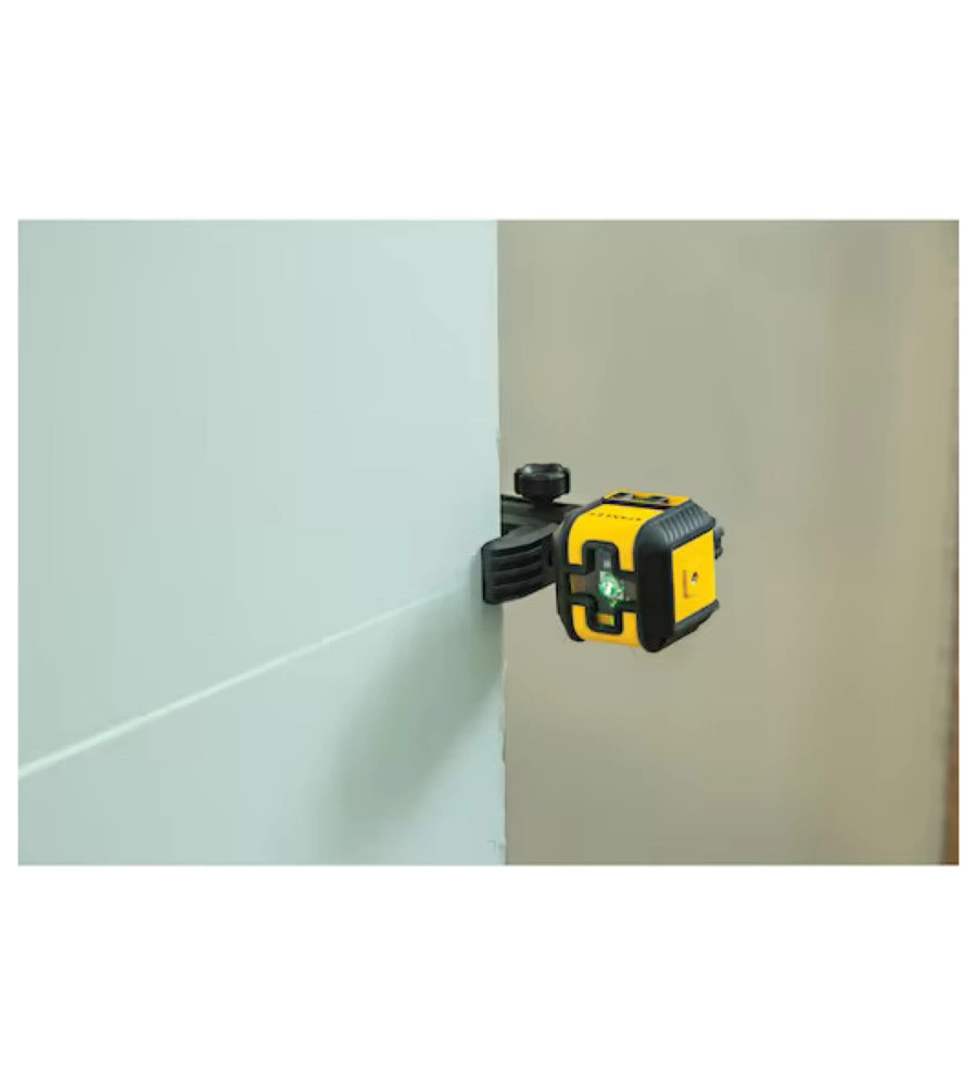 LIVELLA LASER AUTOLIVELLANTE STANLEY " CUBIX" CON RAGGIO VERDE