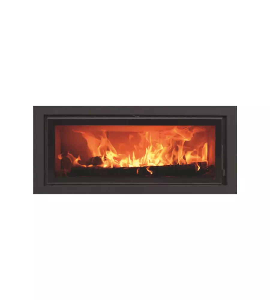 Inserto a legna Panadero "101-S" grigio  8 kW