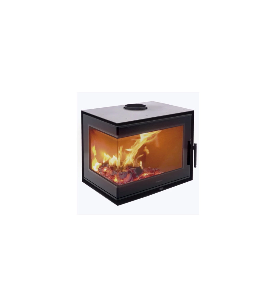 INSERTO A LEGNA ANGOLARE PANADERO "HOGAR IZQ" ANTRACITE 5,9 KW