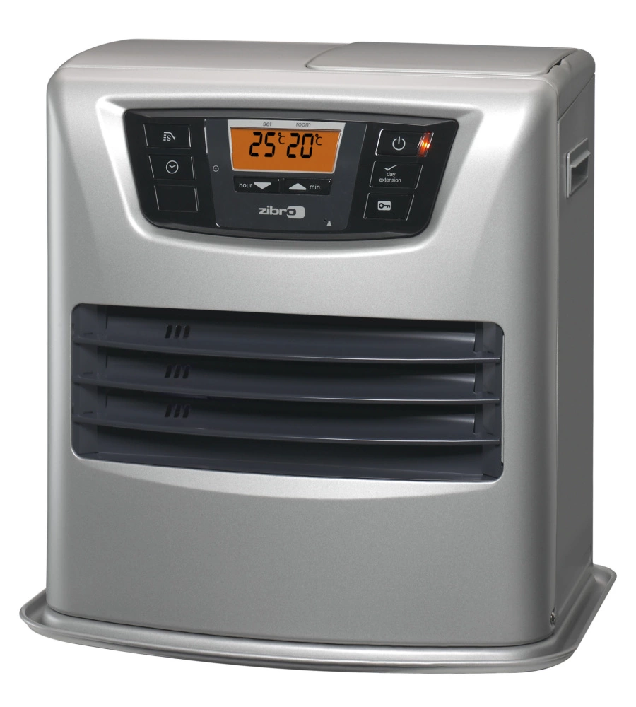 STUFA A COMBUSTIBILE LIQUIDO "ZIBRO LC-140" ARGENTO 4 KW