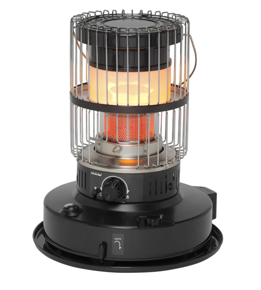STUFA A COMBUSTIBILE LIQUIDO OUTDOOR "TOYOTOMI KR 47" NERO 4,7 KW