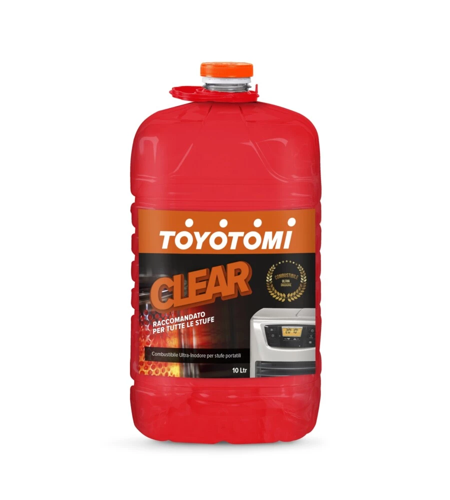 COMBUSTIBILE LIQUIDO "TOYOTOMI CLEAR", 10 LITRI