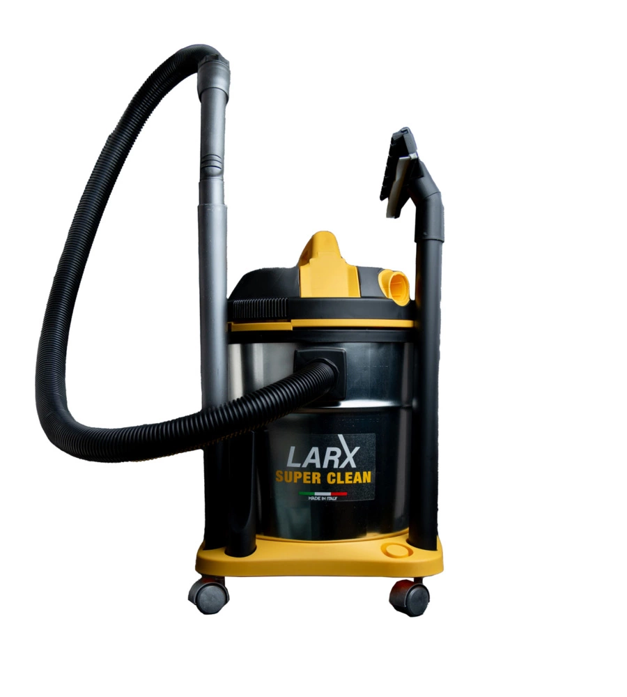 ASPIRATORE SOLIDI LIQUIDI ELETTRICO LARX "SUPER CLEAN" 1200W 20 LT 40 L/S