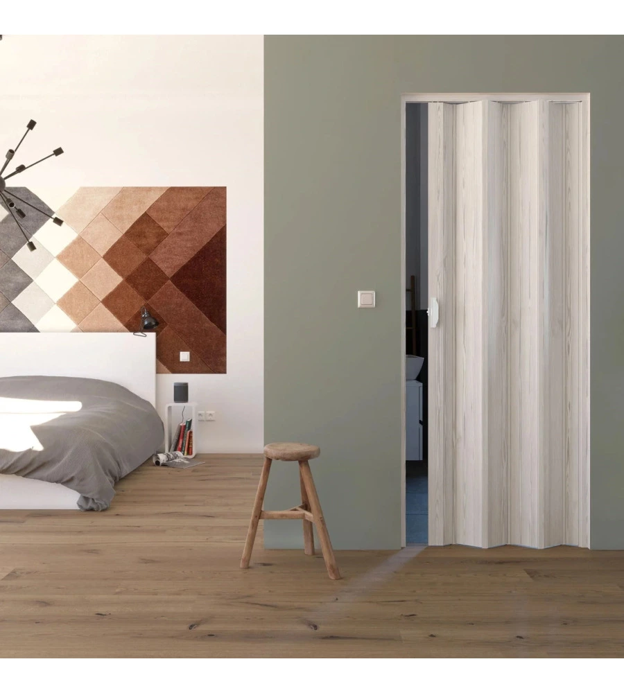 PORTA A SOFFIETTO DA INTERNO "MAYA" BIANCO 83X214 CM