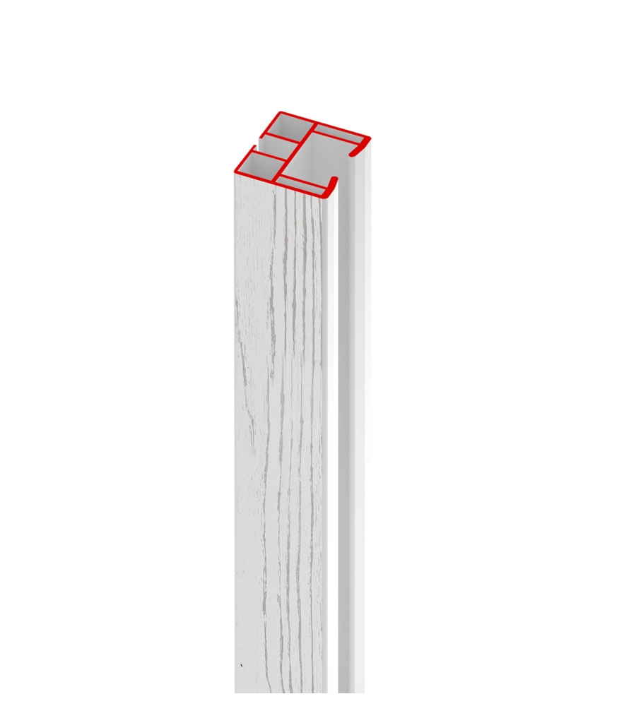 BINARIO DI SCORRIMENTO PER PORTE FORTE PINO BIANCO 180 CM