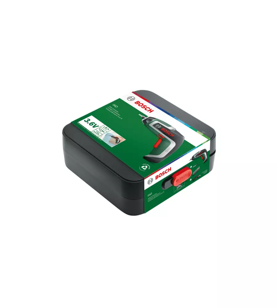 SET AVVITATORE A BATTERIA RICARICABILE BOSCH "IXO 7" 5,5 NM 3,6V 2AH