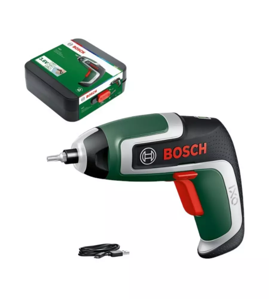 SET AVVITATORE A BATTERIA RICARICABILE BOSCH "IXO 7" 5,5 NM 3,6V 2AH