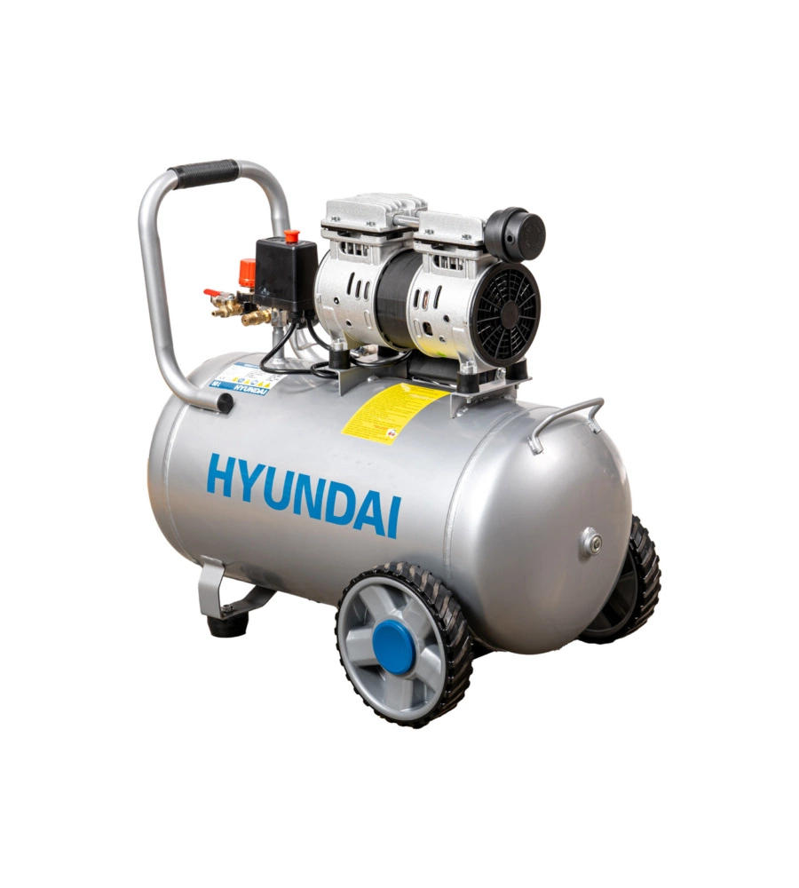 COMPRESSORE ARIA SILENZIATO HYUNDAI 50L 1,5HP - COD. 65703