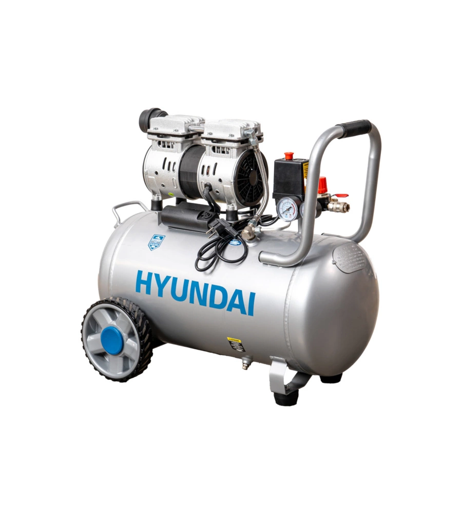 COMPRESSORE ARIA SILENZIATO HYUNDAI 50L 1,5HP - COD. 65703