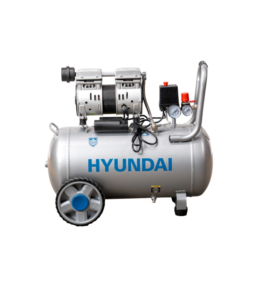 COMPRESSORE ARIA SILENZIATO HYUNDAI 50L 1,5HP - COD. 65703