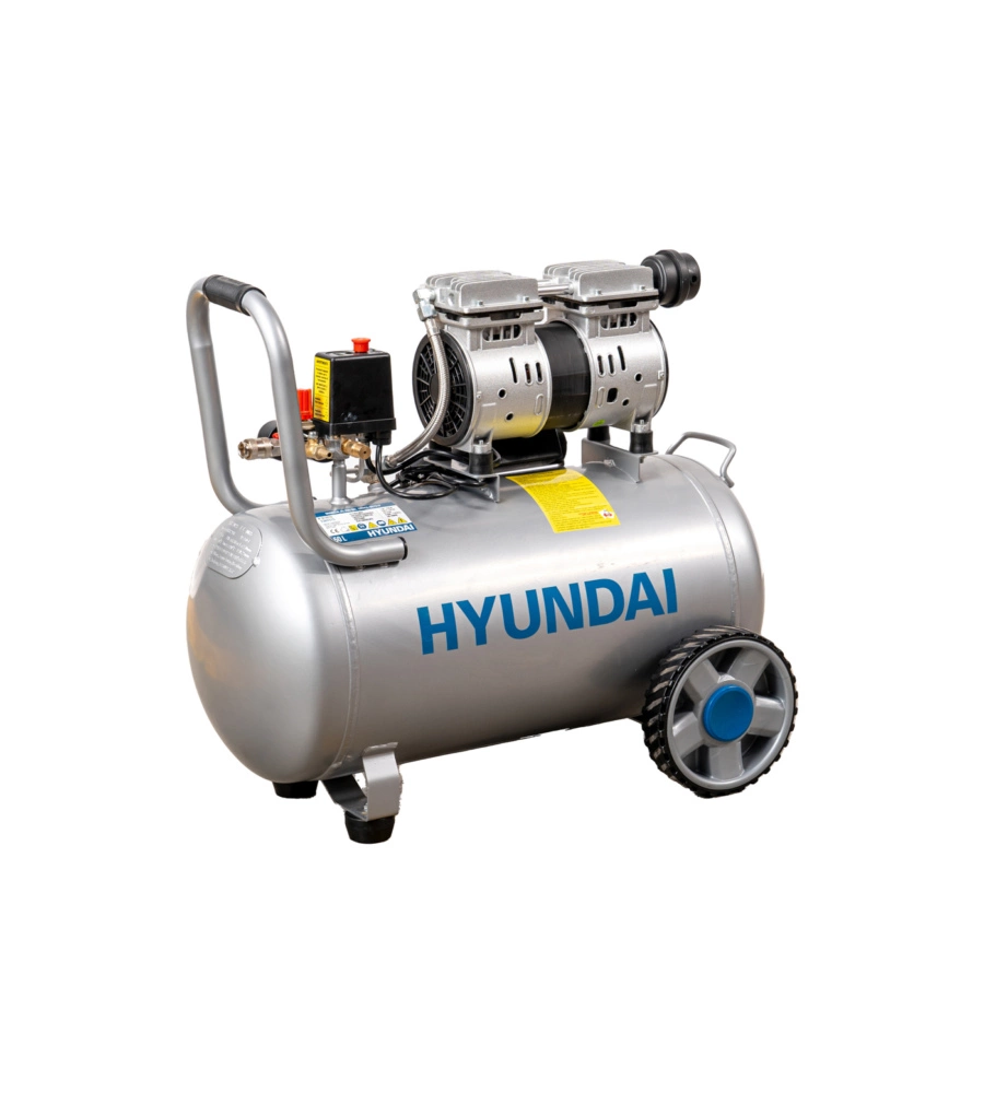 COMPRESSORE ARIA SILENZIATO HYUNDAI 50L 1,5HP - COD. 65703