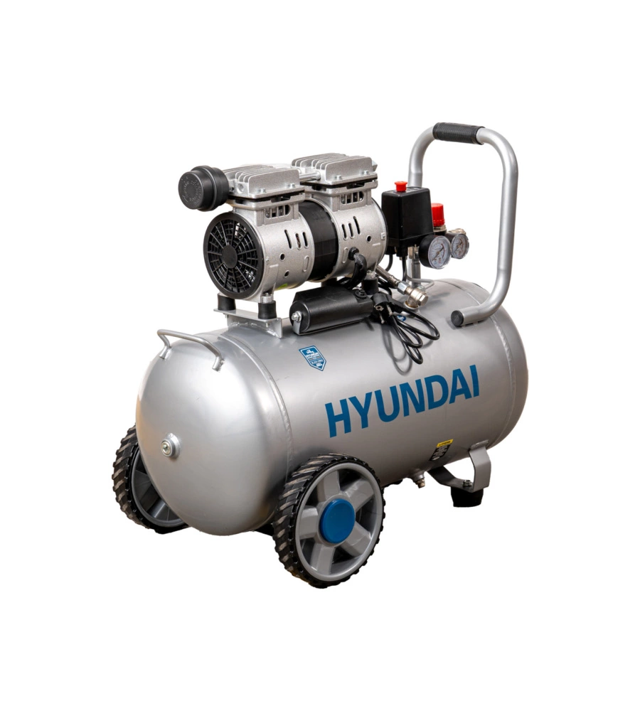 COMPRESSORE ARIA SILENZIATO HYUNDAI 50L 1,5HP - COD. 65703