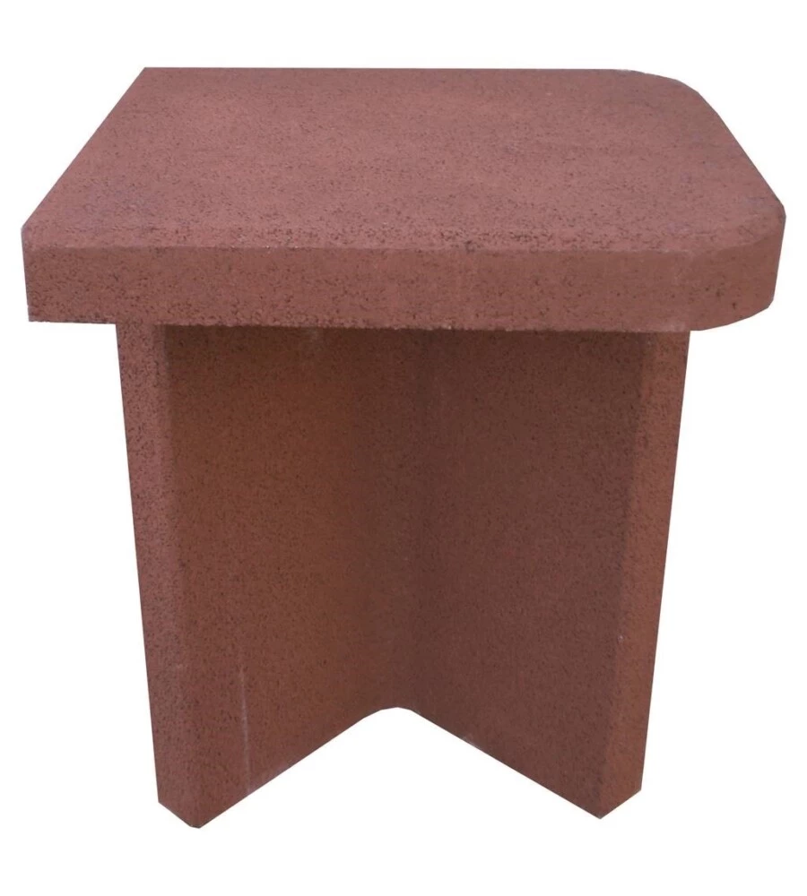 TAVOLO LATERALE PER BARBECUE IN CEMENTO LINEA VZ 60X54X78 CM