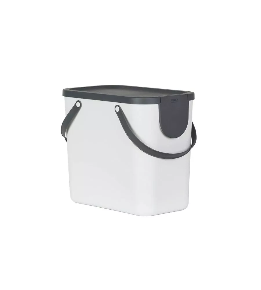 PATTUMIERA "ALBULA" COLORE BIANCO DA 25 LITRI