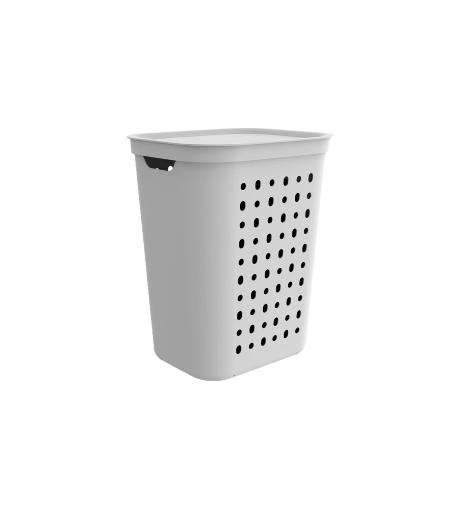 CESTA PORTABIANCHERIA "JONA" COLORE BIANCO DA 55 LITRI